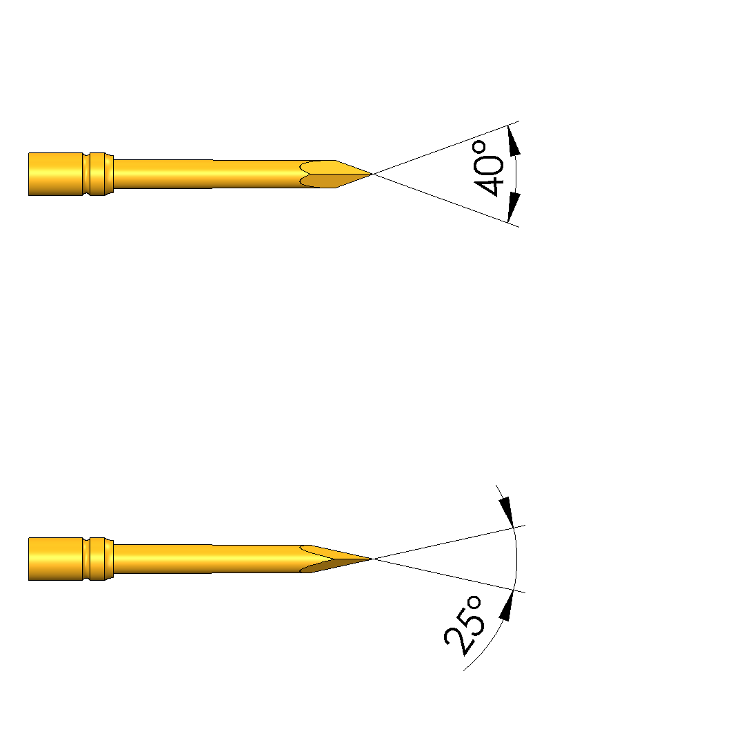 Gold-Plated ICT FCT Spring Test Probes for Circuit Boards GKS-100 Series