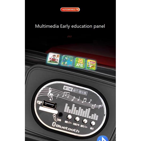 4x4 Electric Buggy Car for Kids Four-wheel Drive Leather Seat and Baking Paint Option