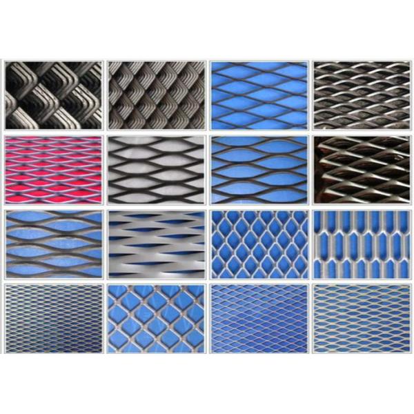4-100mm LWD Aluminum Expanded Metal Mesh Woven Facade Cladding for Decor