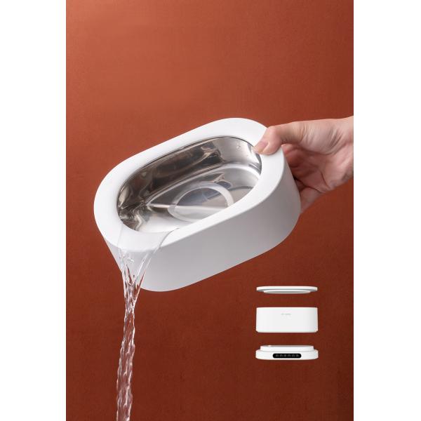 GT-U2 Ultrasonic Jewelry Cleaner Machine with 45kHz Frequency for Denture/Aligner/Ring/Eyeglass/Watches/Shaver Heads