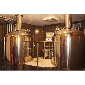 China 2000L stainless steel beer brewing equipment with steam heating on sale