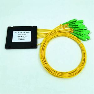 Cassette Type Passive Optical Splitter 1 X 8 For EPON GPON FTTH Network