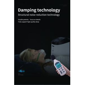 Continuously Stable And Efficient Oxygen Production Portable LCD Display Silent
