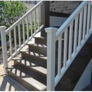 Home Use FRP Hand Railing Fiberglass Balustrades 36cm-96cm Width