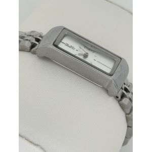 Silver Dial Analog Wrist Watch Stainless Steel With Date Display And Luminous