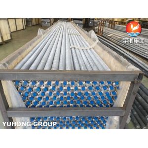 Extruded Fin Tube With Base Tube ASTM A269 TP304 AL1060 Fin Applied For Heat