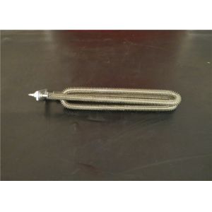 Customized Element Shapes Finned Tubular Heaters Electric With UL Certificate