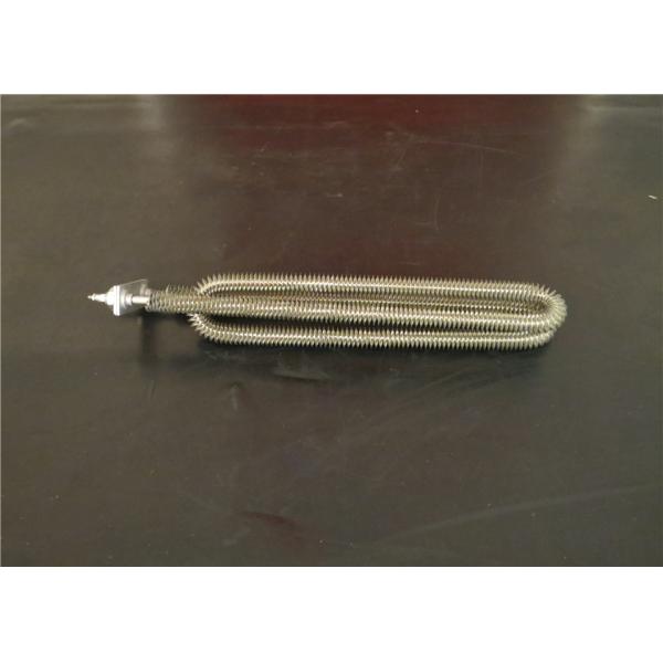 Customized Element Shapes Finned Tubular Heaters Electric With UL Certificate