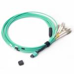 MPO/MTP-LC Harness Cable,8 Fiber MPO/MTP to 8 LC Breakout cable,OM3/OM4