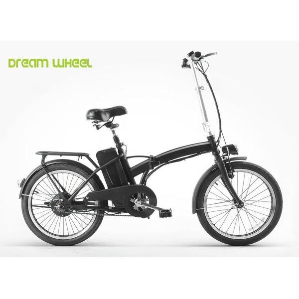 Buy 30KM Lithium Battery Foldable Electric Bicycle Seat Height Adjustable at wholesale prices