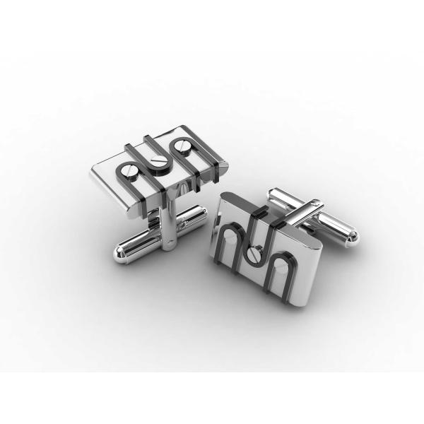Buy Tagor Jewelry Top Quality Trendy Classic Men's Gift 316L Stainless Steel Cuff Links ADC90 at wholesale prices