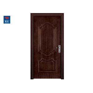 China Black Walnut Fireproof Steel Wooden Interior Door on sale