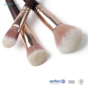 Synthetic Hair 12pcs Wooden Handle Makeup Brushes