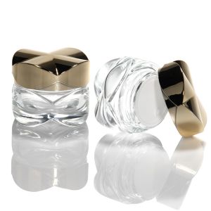 Glass Cream Jars Cosmetic Packaging Empty 15ml 20ml 30ml 50ml Amber Clear Glass