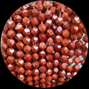 Faceted Gemstone Natural Diamond Shape Rhodonite Amazonite Loose Strand Beads