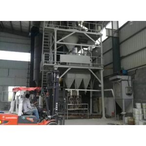 Simple Dry Mortar Production Line Building Raw Materials Type For Cement / Sand