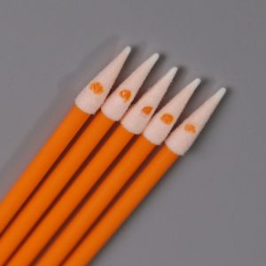 Spiral Head Pointed Cleanroom Foam Swab Rectangle For Cleaning Printer Circuit