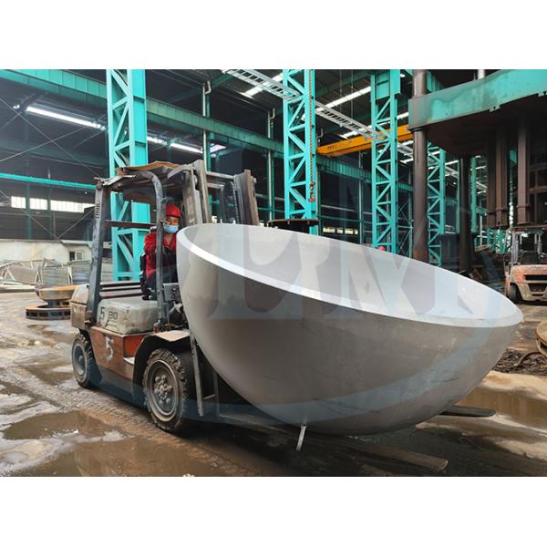 Diameter 4300mm Welded Large Metal Hemisphere for Pressure Vessel