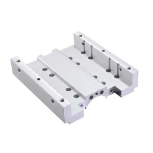 High Precision Aluminum Extrusion Part for CNC Machining of Door Handle Plate in