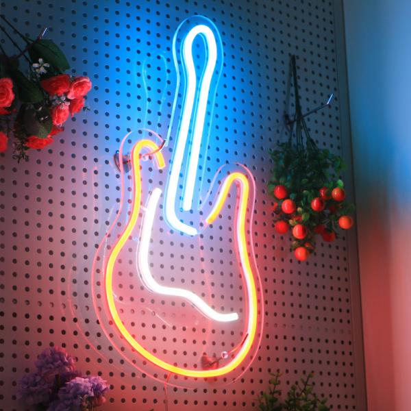 Buy Custom LED Music Guitar Neon Light Neon sign for Music Club and Party at wholesale prices