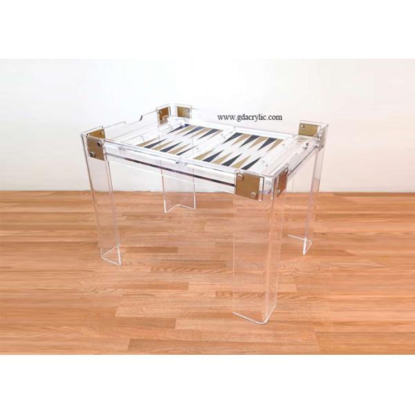 Buy China Manufacturer Custom Removable Chess Board Folding Acrylic Lucite Backgammon Table at wholesale prices