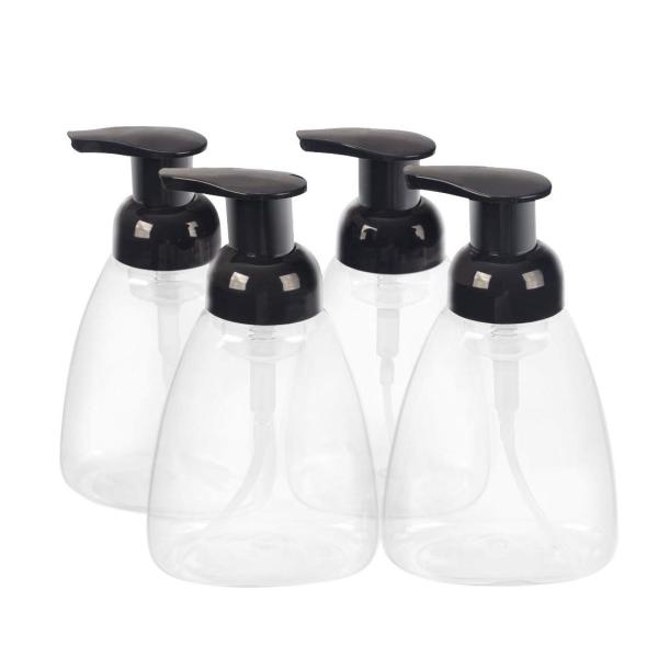 Buy PET Lotion 500ml Soap Dispenser Bottle With Black Pump ODM at wholesale prices