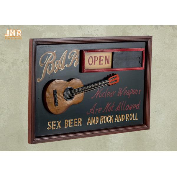 Buy Open And Close Signs Special Wooden Wall Plaques For Shops at wholesale prices