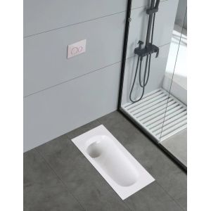Flush Button Accessories Built in WC Cistern with Stainless Steel Overflow Pipe