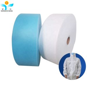 Quality Blood Repellent Sms Material For Gowns Polypropylene SMS Non Woven Fabric Waterproof Biodegradable SMS Tela for sale