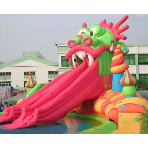 Safe Inflatable Amusement Park Entertaining Modern Design Popular Multi -