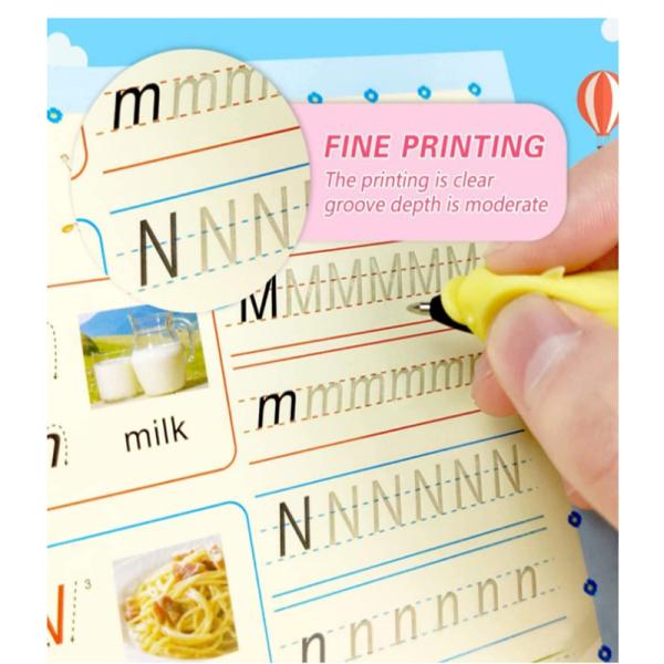 Education Genre Copybook Set 4 pcs Reusable Writing Tools for Children's Practice