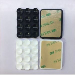 Silicone 24 Anti Slip Silicone Custom Adhesive Suction Cup Pads for Cell Phone