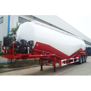 V shape silo bulk cement tanker trailer 50ton