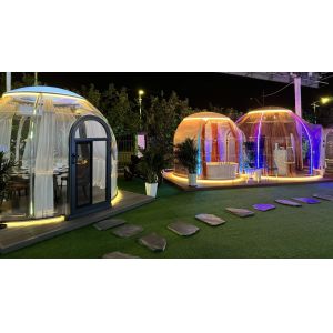 Hotel Transparent Polycarbonate Luxury Prefabricricated Prefab Set Living Dome