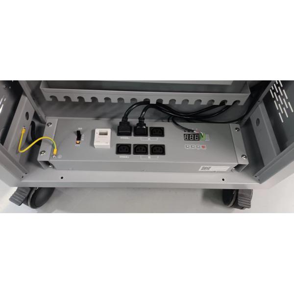AC Charging DC Charging And USB Type-A Type-C Vault Storage IPad Charging Cabinet With Wheels