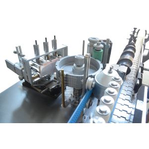 SS304 Chemical Packaging Machine Automatic Cold Glue Labeling Machine