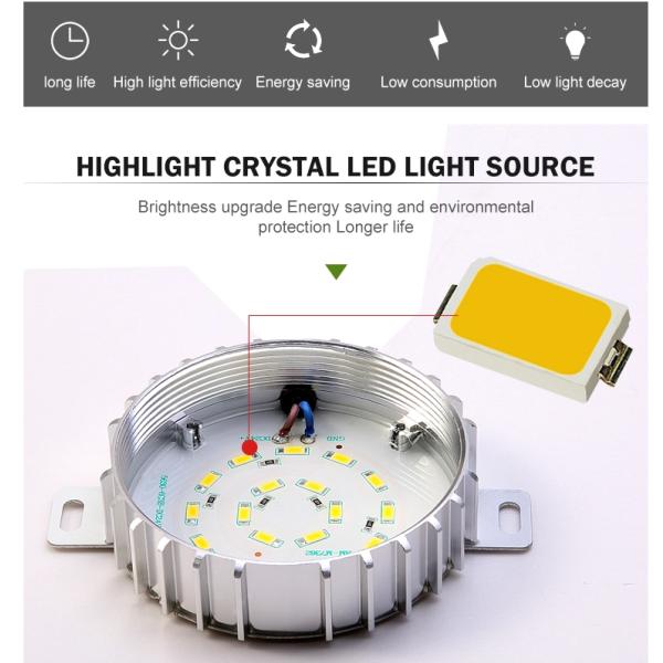 Brightness Rainproof 9cm 6w DC24V LED Pixel Lamp