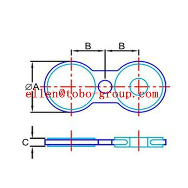 Buy TOBO STEEL Group  duplex stainless a182 F55 UNS S32760 1.4501	Spectacle Blind (ANSI/ASME B16.48 API 590) at wholesale prices