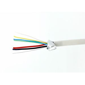 2x0.75+4x0.22mm² Shielded Alarm Cable , Alarm System Cable For Smart House