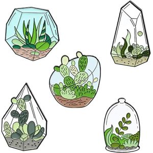 China Plant Brooch Enamel Lapel Pin Badges Personalised Scratch Resistance on sale