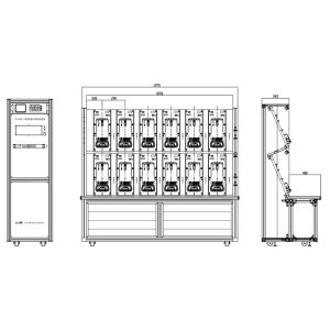 Accuracy 0.02% Energy Meter Test Bench Fully Automated Meter Test System