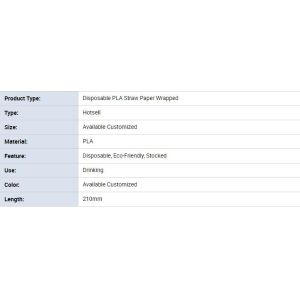 Custom PLA drinking straws Recycled Biodegradable drinking straws,Biodegradable