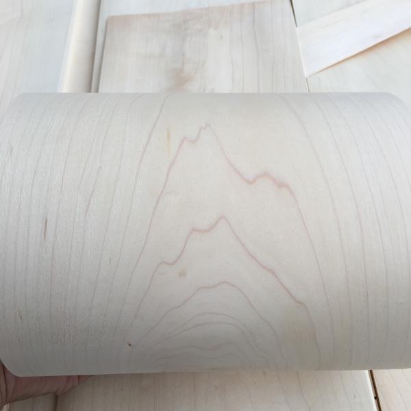 Wholesale Customized 0.45mm natural wood veneer canadian maple veneer for skateboard