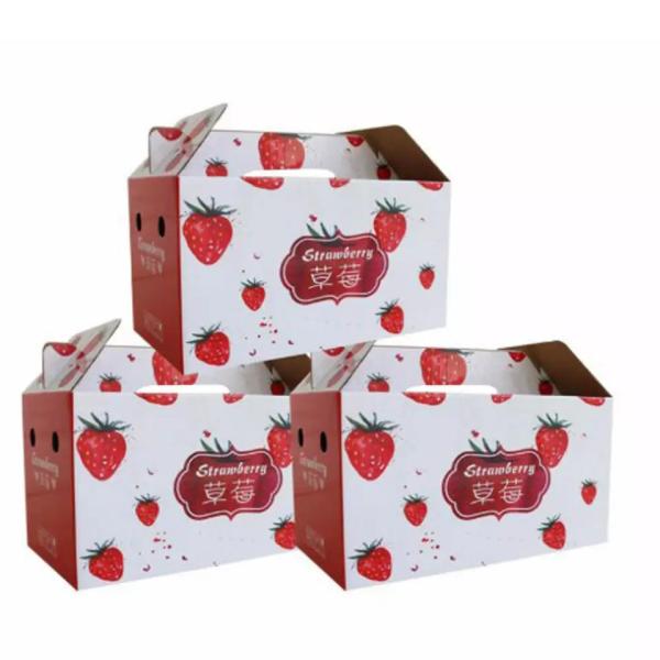 Fresh Fruit Vegetable Box Packaging Corrugated Carton Recyclable