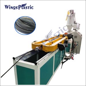 Flexible Corrugated Plastic Pipe Production Line PP Corrugated Hose Machine