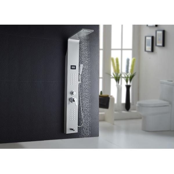 Buy Pressure Balanced Thermostatic Shower Panel ROVATE Digital Temperature Display at wholesale prices