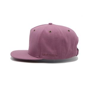 Cotton Flat Brim Snapback Hats Adjustable Baseball Cap Unisex Design