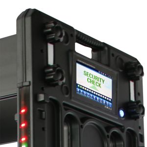 Portable Walk Through Metal Detector Self Diagnostic With Big Touch Screen