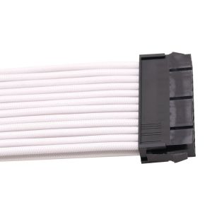 90 Degree Bradided Sleeve24Pin ATX Cable Extension Sleeve Computer Cable