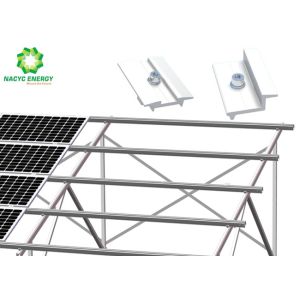 China High Flexibility Anodized Ground Mount Solar Racking Systems Reasonable Design on sale